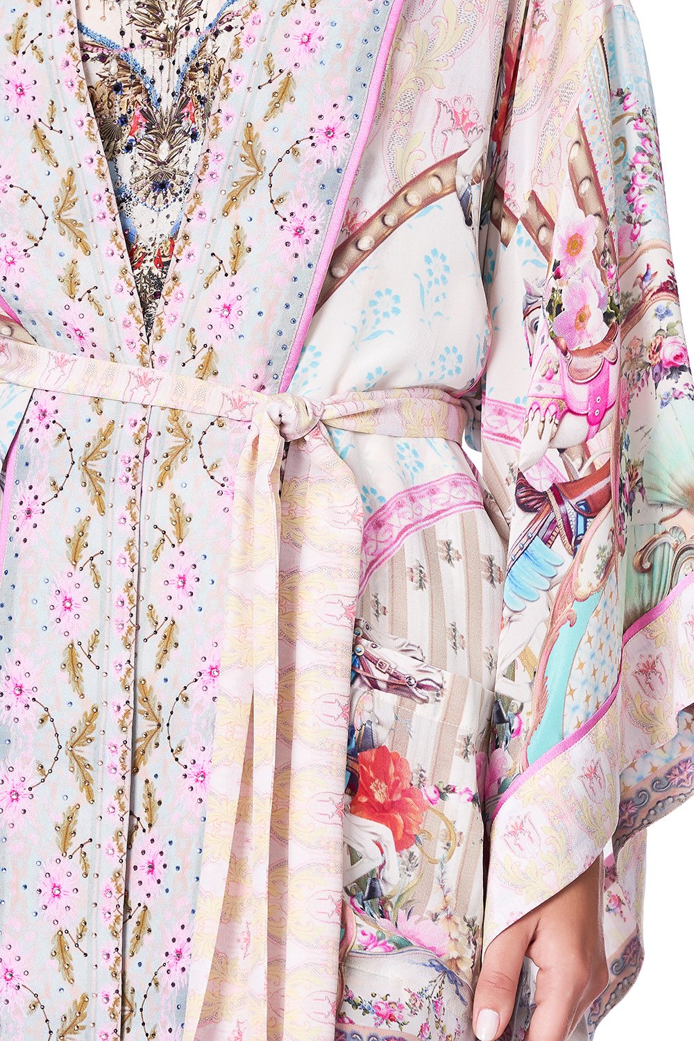 CAMILLA KIMONO WITH TIE BELT CAROUSEL MADEMOISELLE