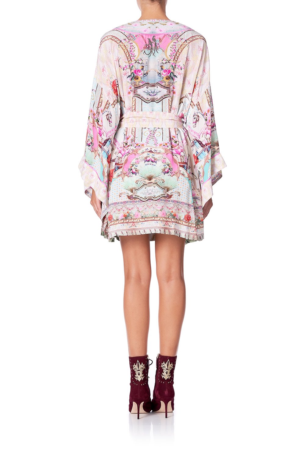 CAMILLA KIMONO WITH TIE BELT CAROUSEL MADEMOISELLE
