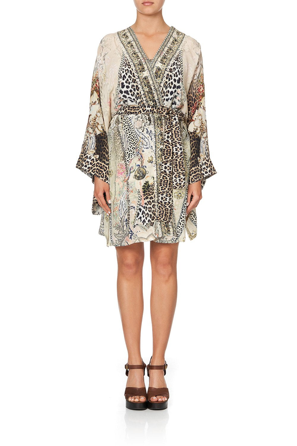 KIMONO WITH TIE BELT FOREVER FOREVER