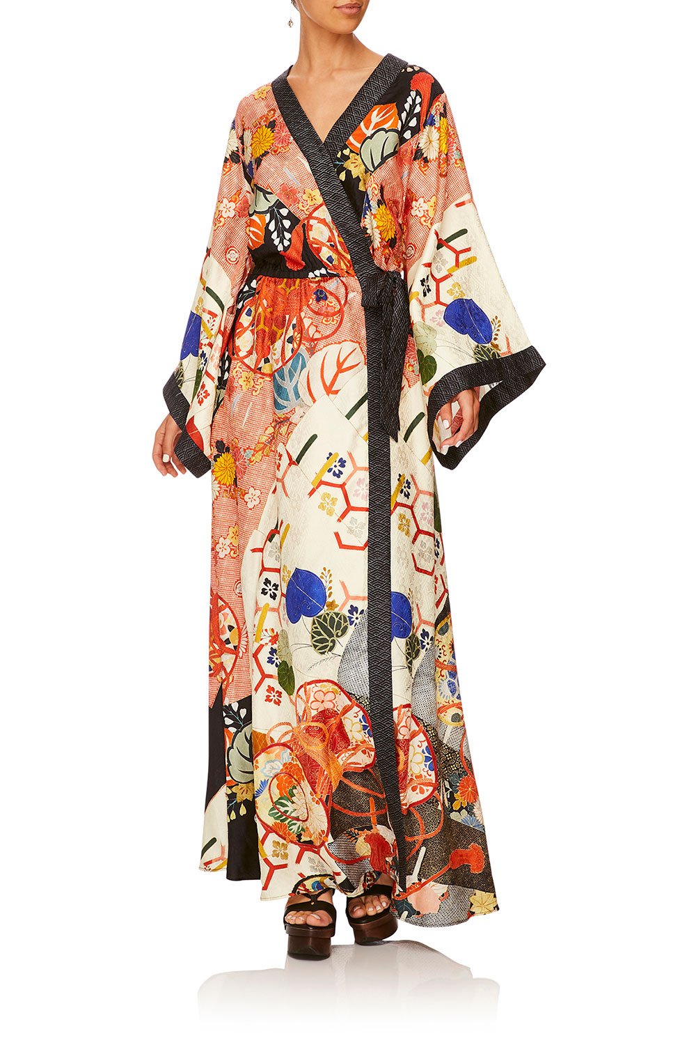 CAMILLA KISSING THE SUN KIMONO WRAP DRESS