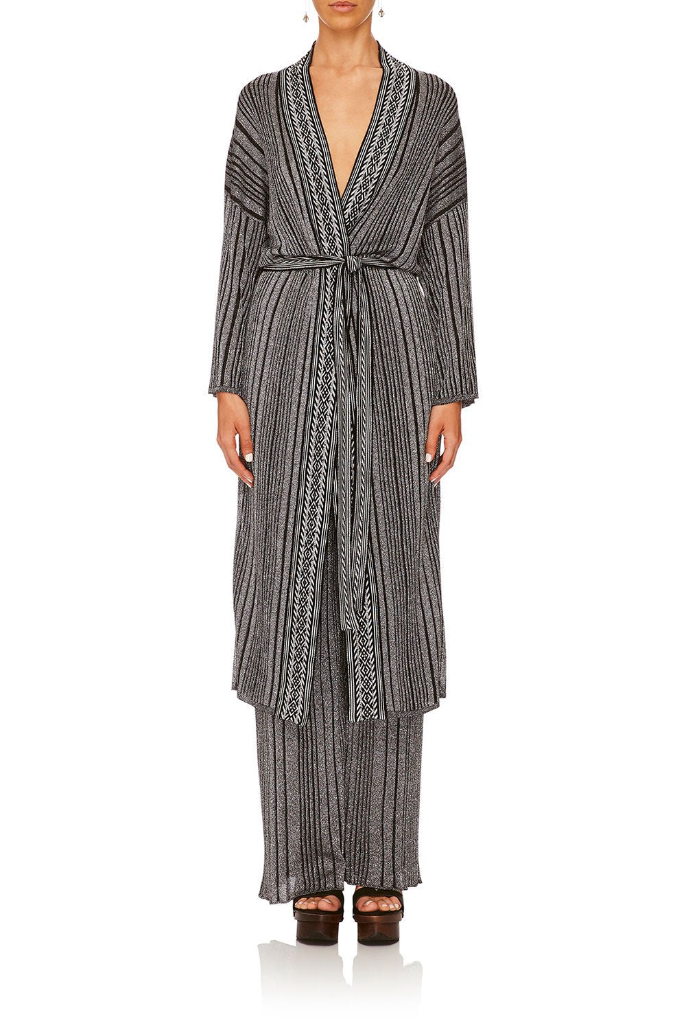 CAMILLA WILD MOONCHILD KNIT LAYERING PIECE W CROPPED SLEEVE