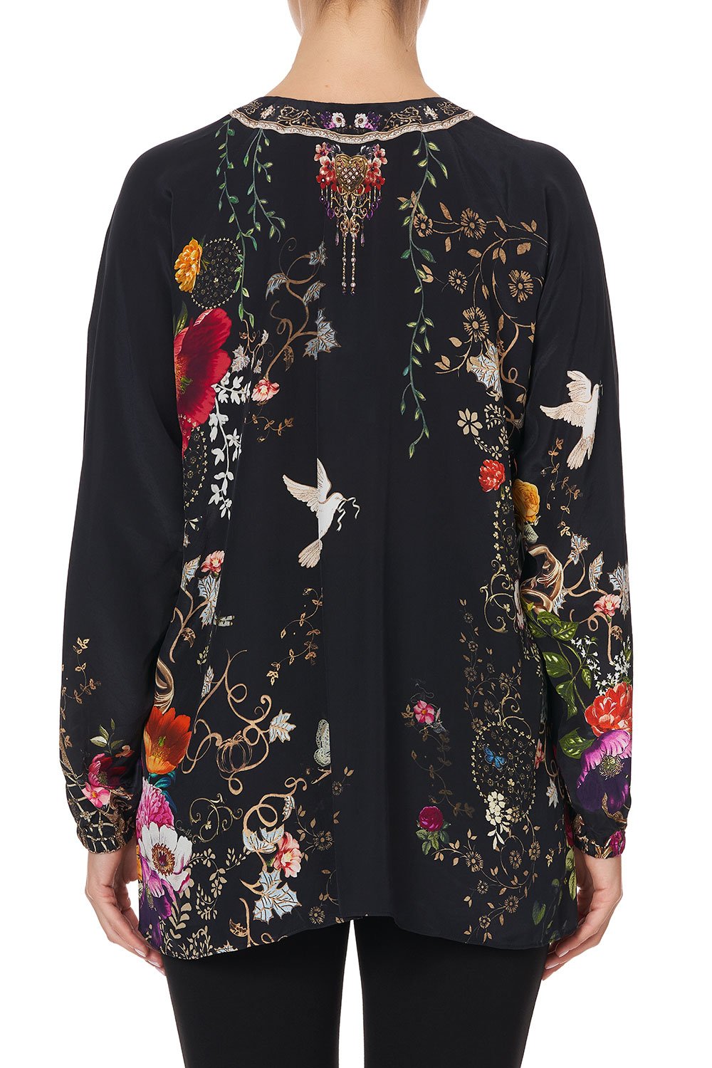 LACE UP BLOUSE MIRROR MIRROR