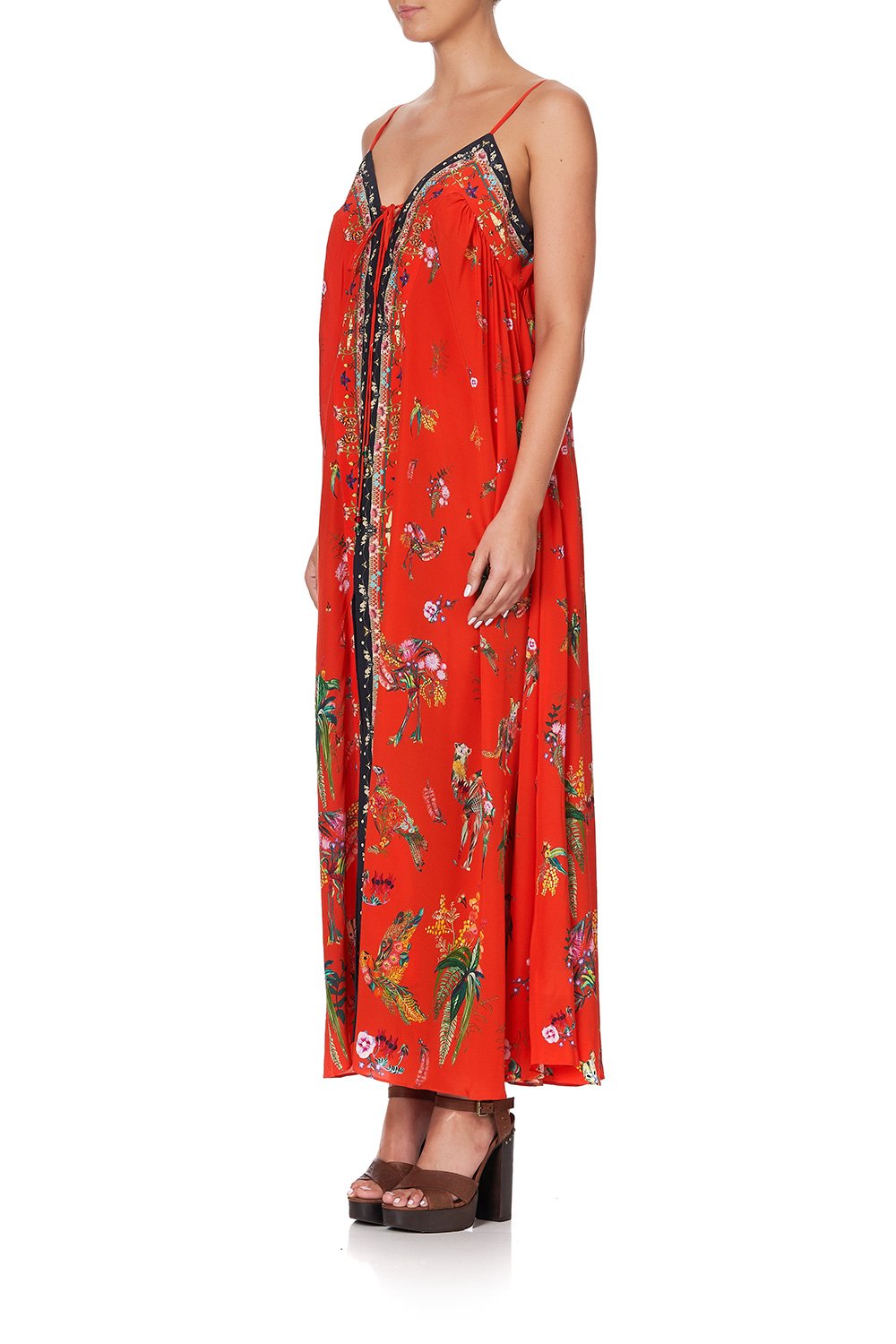 LACE UP FRONT DRESS CINEMA PARADISO CAMILLA