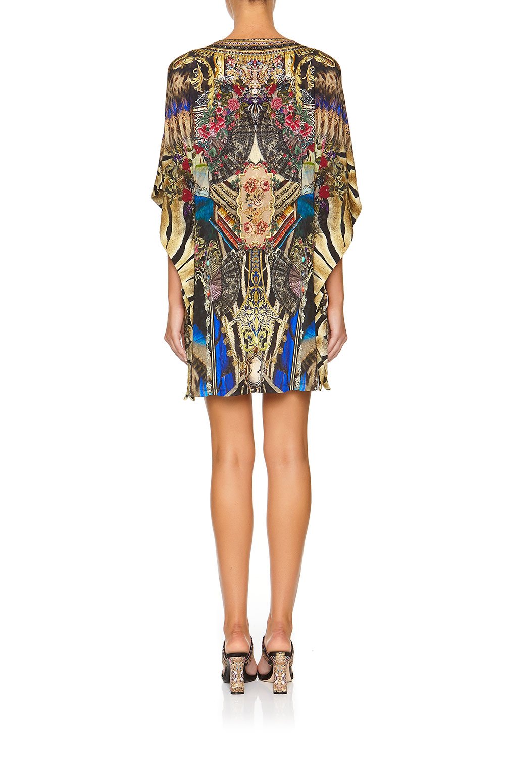 CAMILLA LACE UP KAFTAN WITH ROUND HEM STRONGER TOGETHER