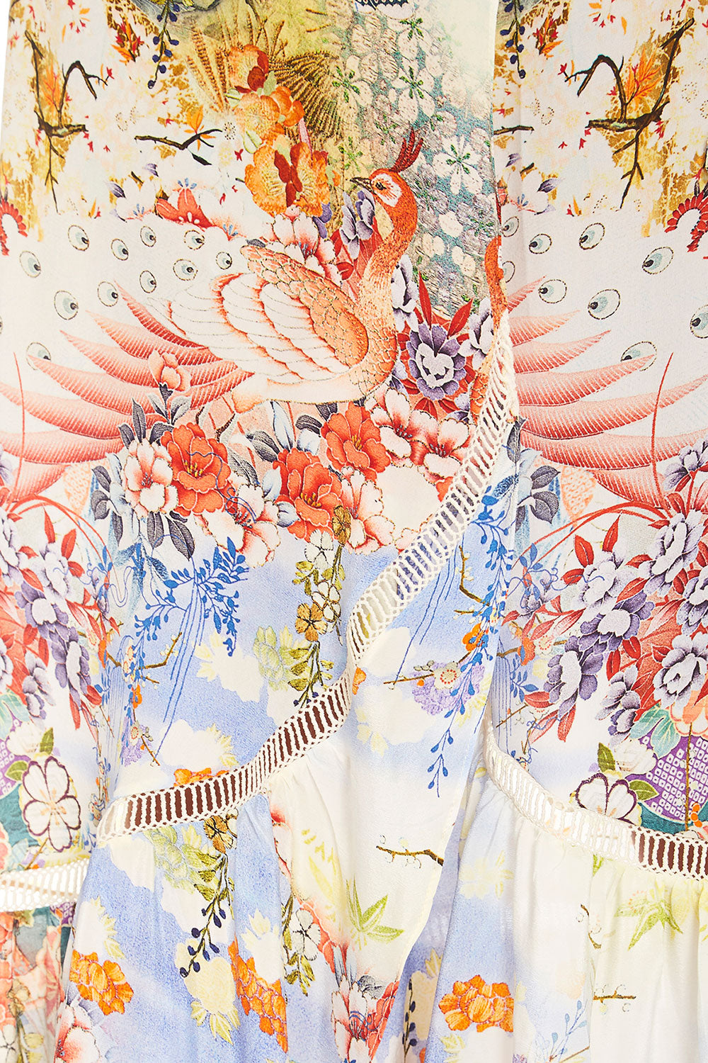 LADY LABYRINTH LONG SLEEVE WRAP DRESS