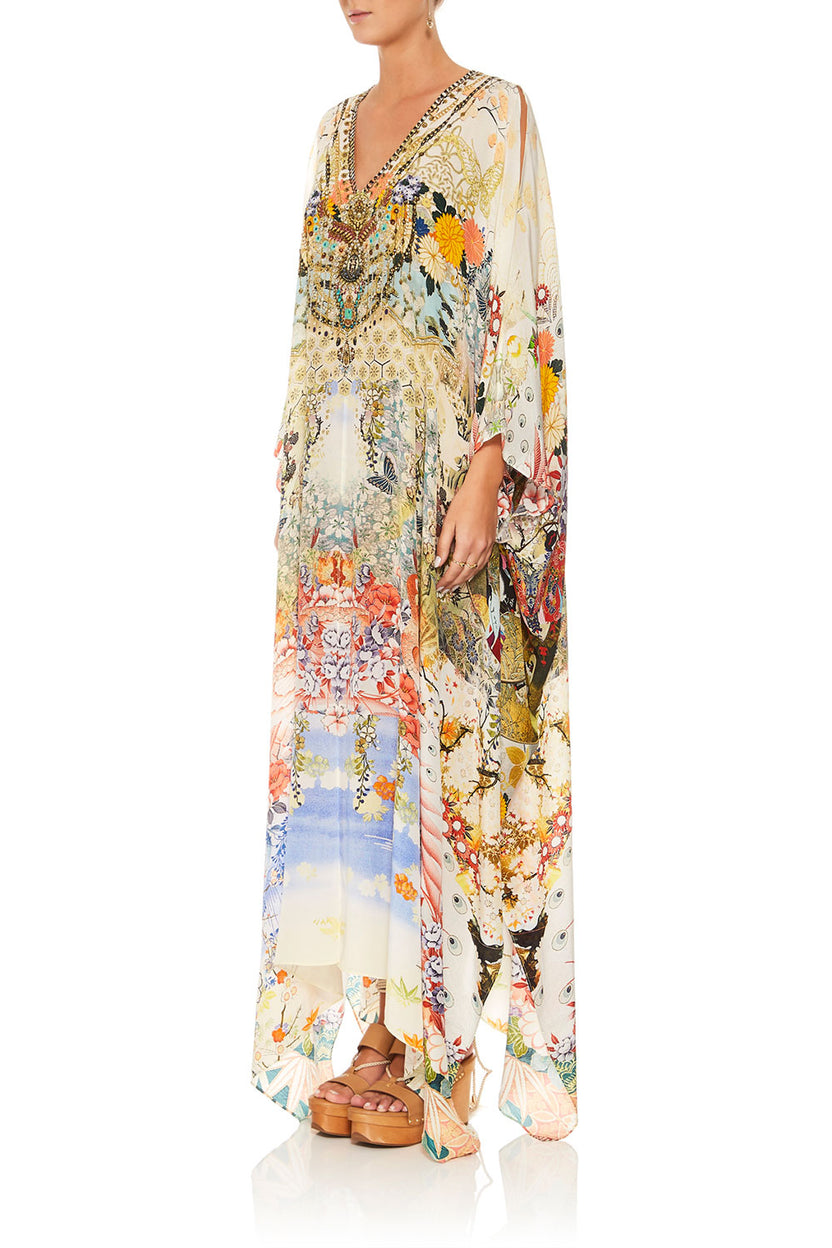 SPLIT FRONT & SLEEVE KAFTAN A LITTLE PAST TWILIGHT main image 0
