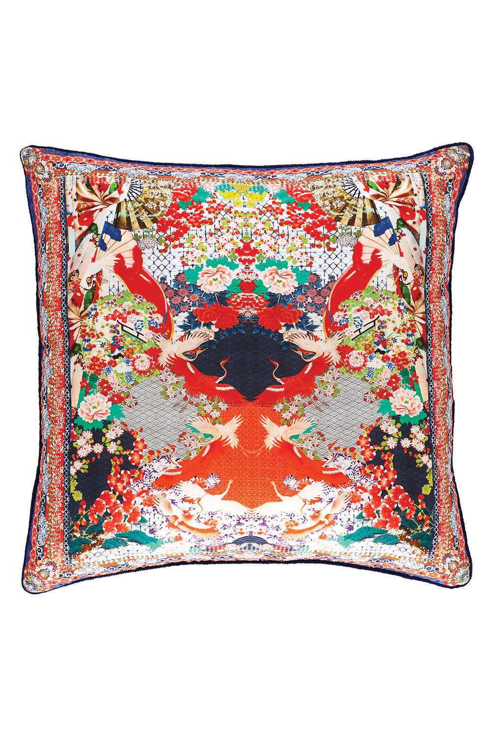 CAMILLA GEISHA GIRL LARGE SQUARE CUSHION