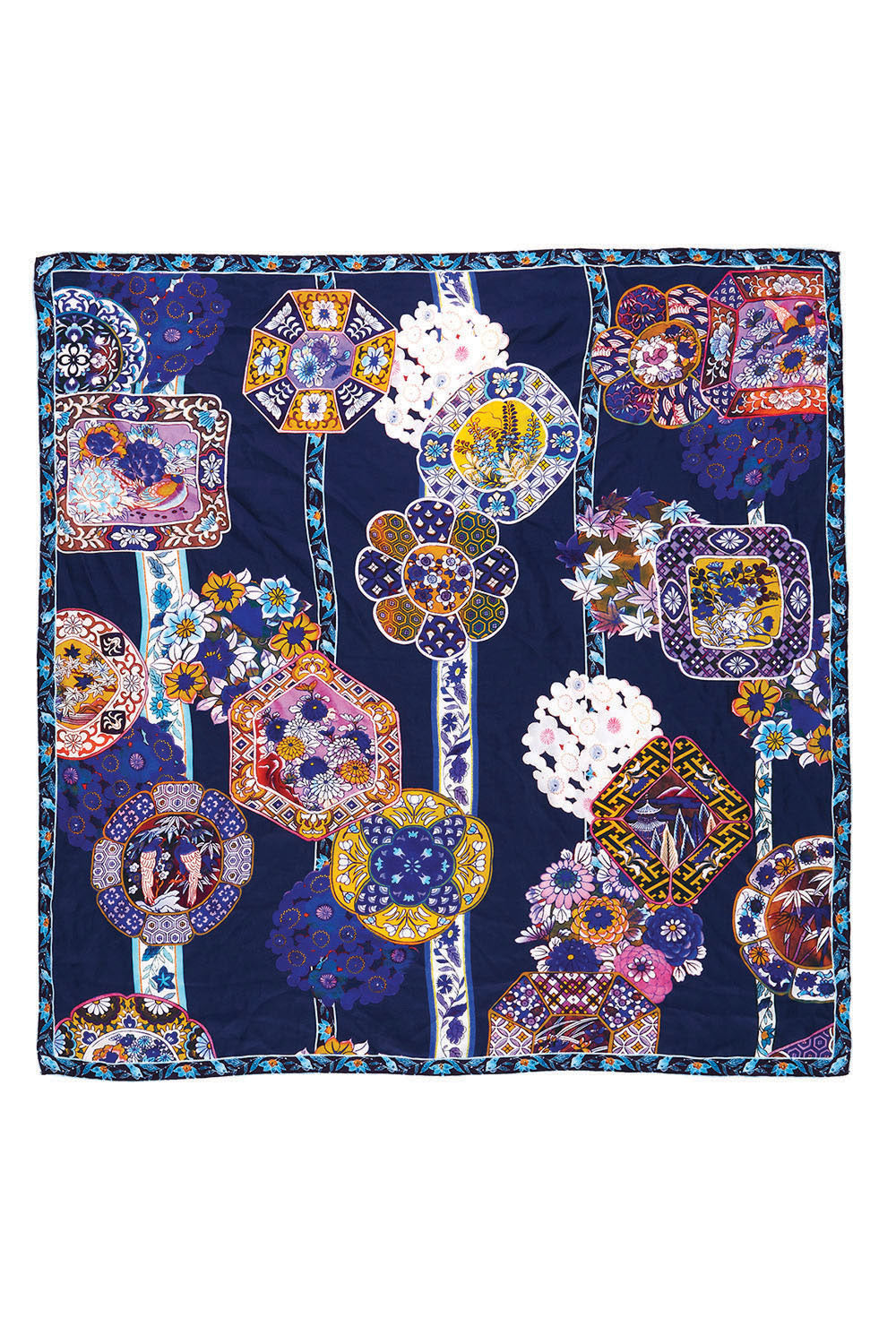 CAMILLA STAR GAZER LARGE SQUARE SCARF