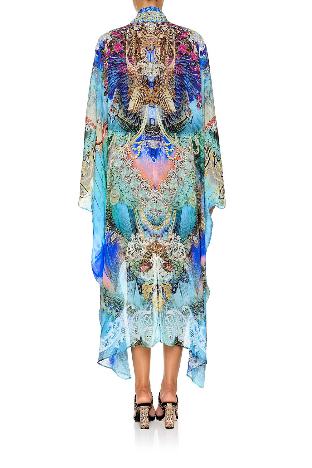 CAMILLA LAYER WITH KIMONO COLLAR FREEDOM FLIGHT