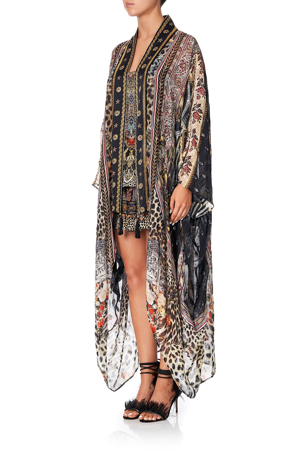 KIMONO LAYER WITH COLLAR SPIRIT OF SANTA MARIA