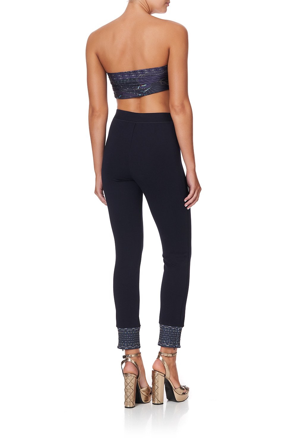 LEGGINGS WITH CONTRAST CUFF ITS A SIGN