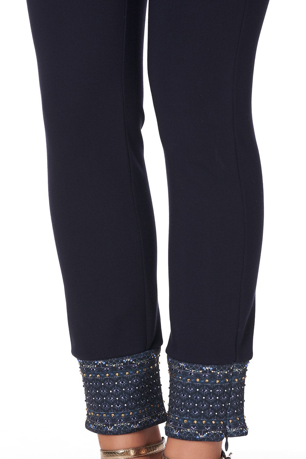 LEGGINGS WITH CONTRAST CUFF ITS A SIGN