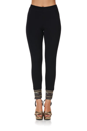LEGGINGS WITH CONTRAST CUFF WISE WINGS
