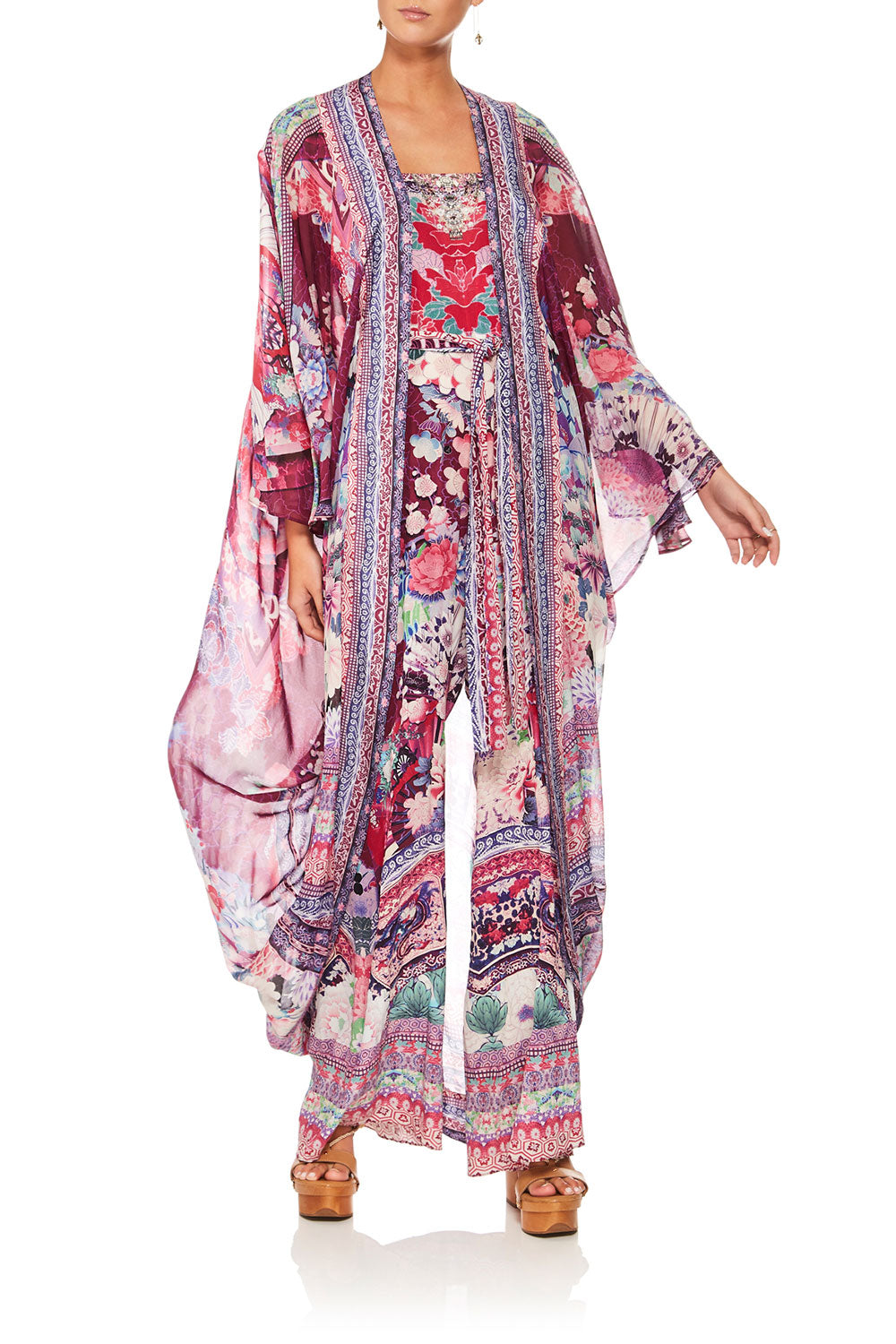 CAMILLA LITTLE OSAKA GIRL LONG SLEEVE LONG CAPE