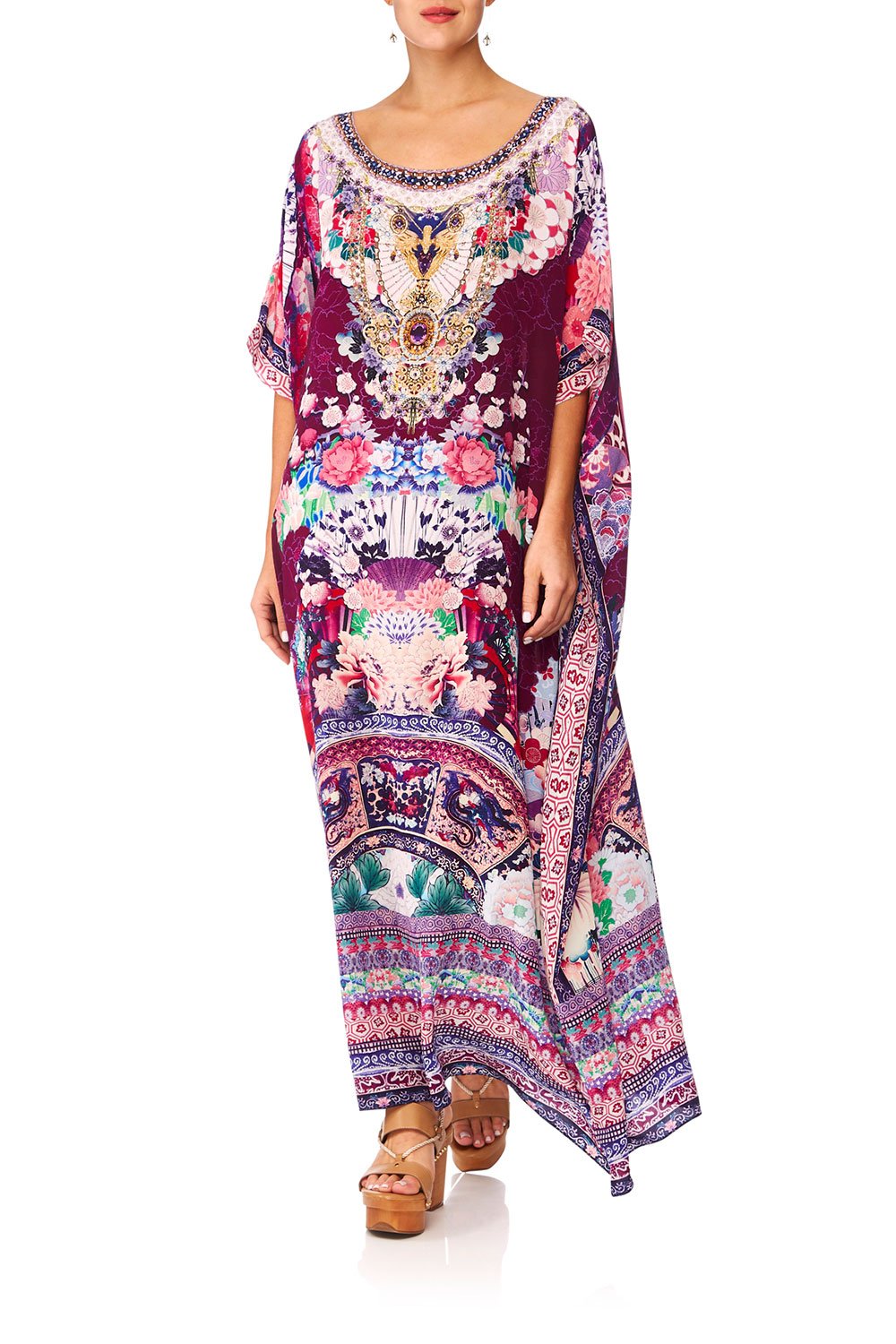 CAMILLA LITTLE OSAKA GIRL ROUND NECK KAFTAN