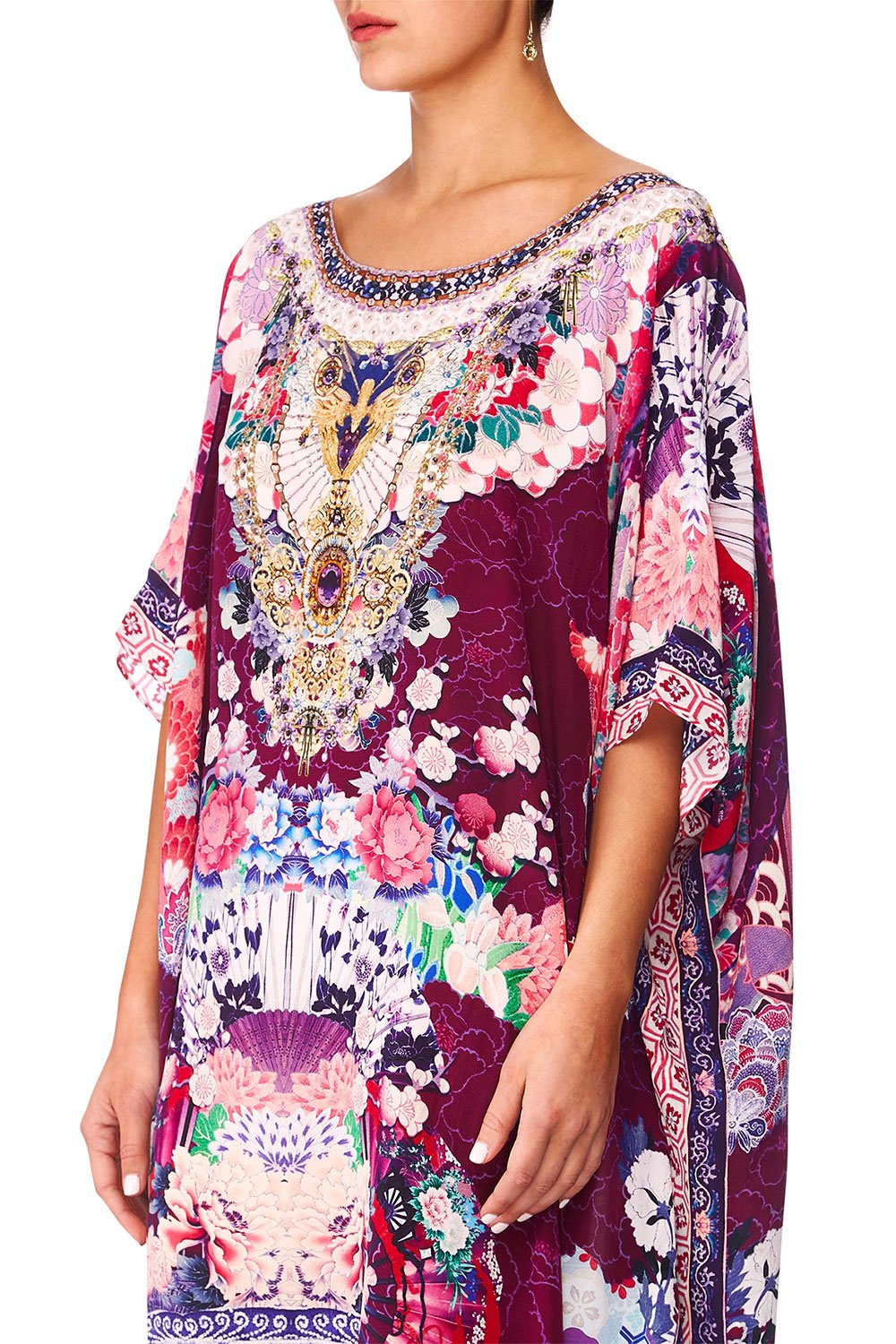 CAMILLA LITTLE OSAKA GIRL ROUND NECK KAFTAN