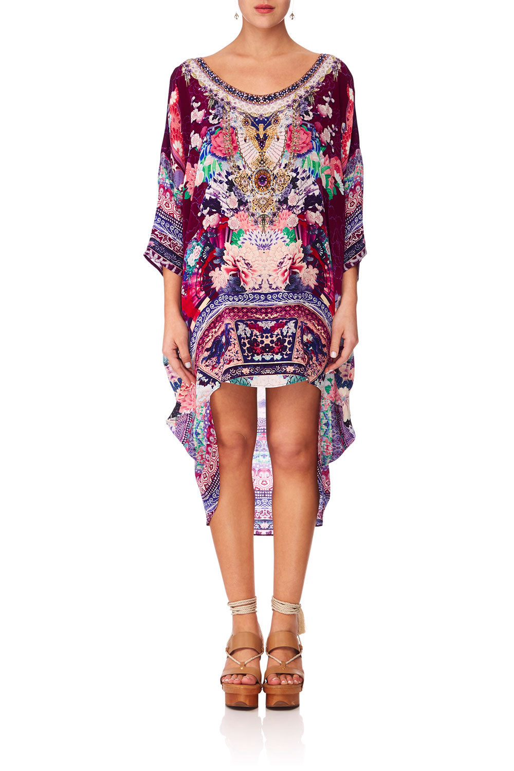 CAMILLA LITTLE OSAKA GIRL SCOOP BACK HEM DRESS