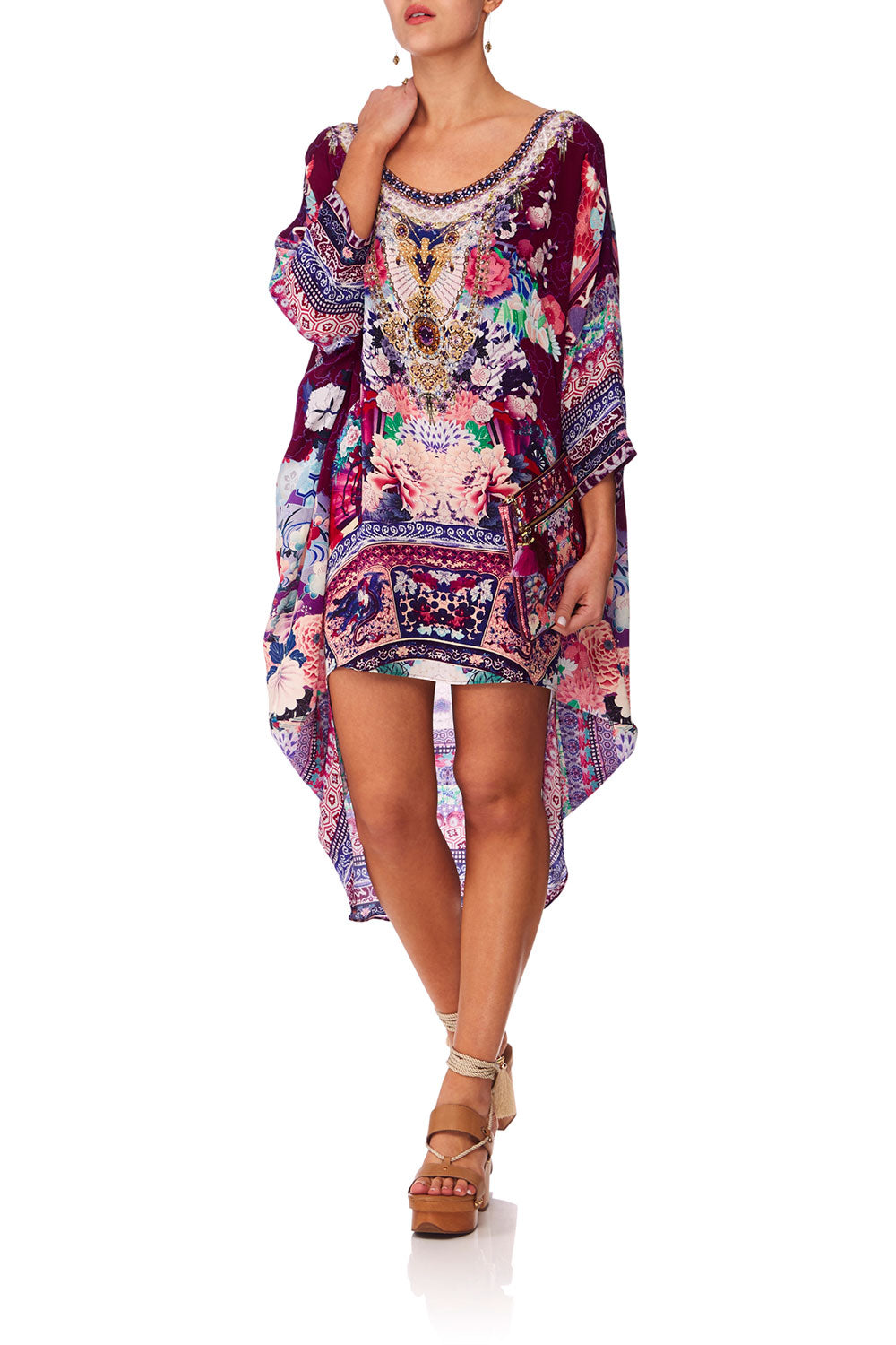 CAMILLA LITTLE OSAKA GIRL SCOOP BACK HEM DRESS