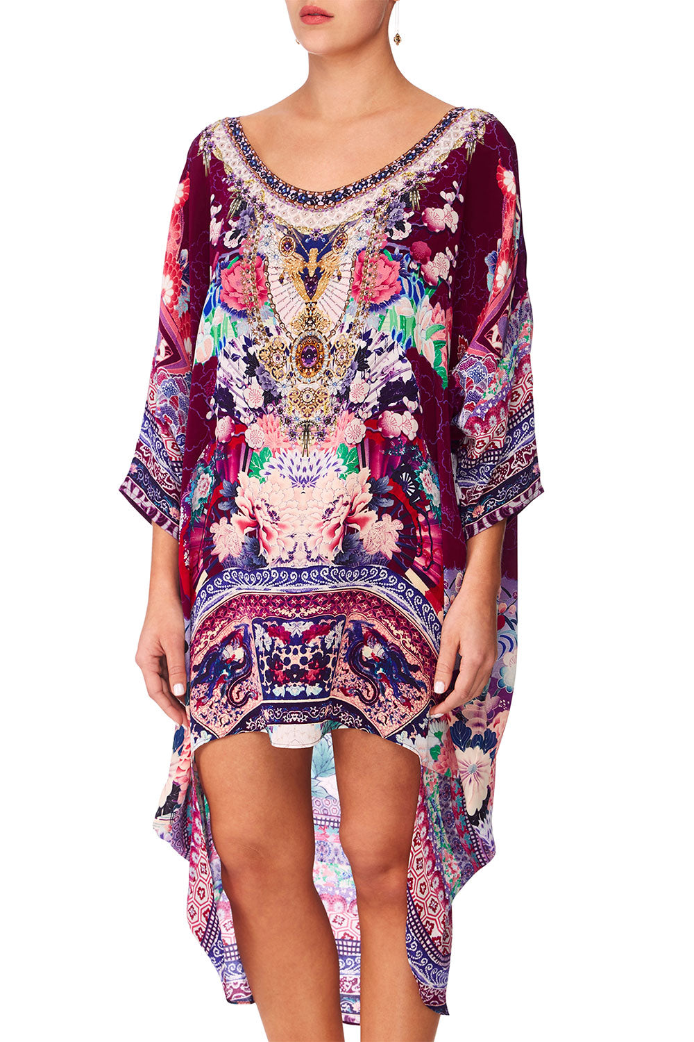 CAMILLA LITTLE OSAKA GIRL SCOOP BACK HEM DRESS