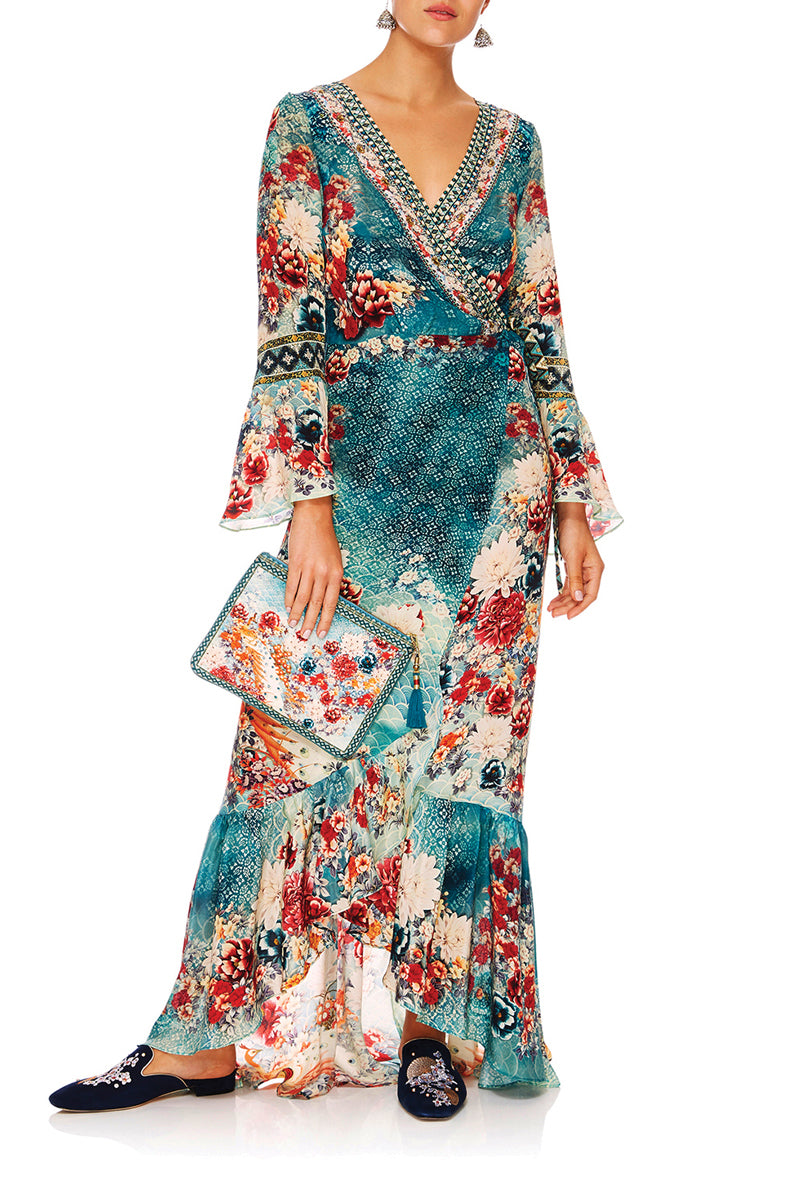 HER HEIRLOOM SMALL CANVAS CLUTCH