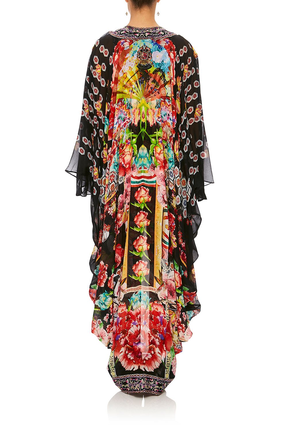 CAMILLA PAINTED LAND LONG CAPE