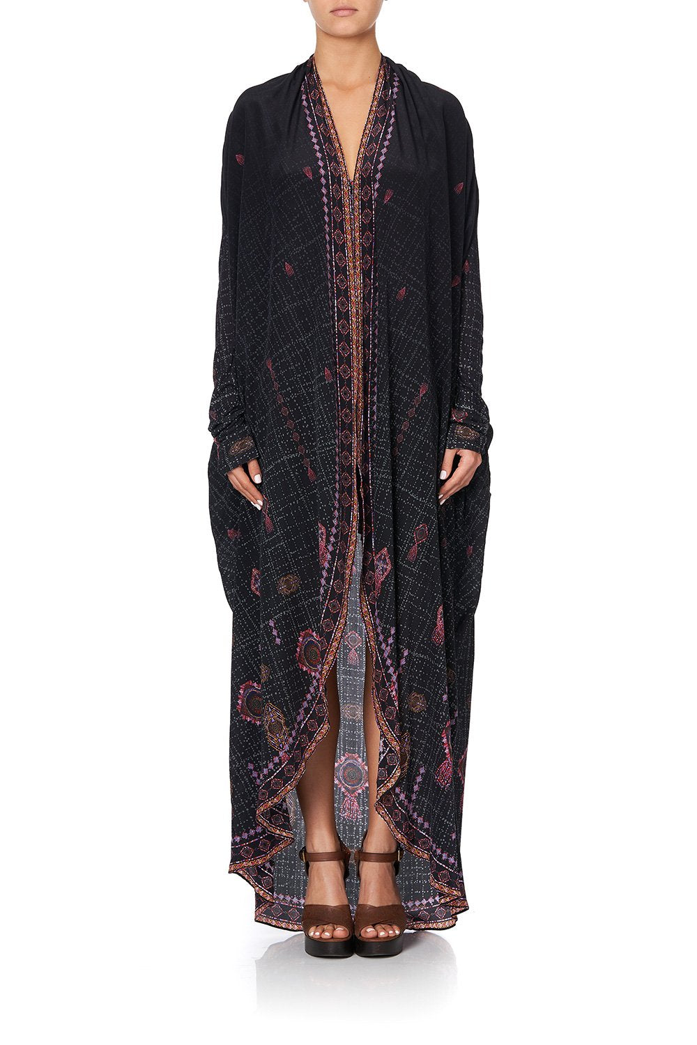 LONG CASUAL JACKET WITH POCKETS MINA MINA