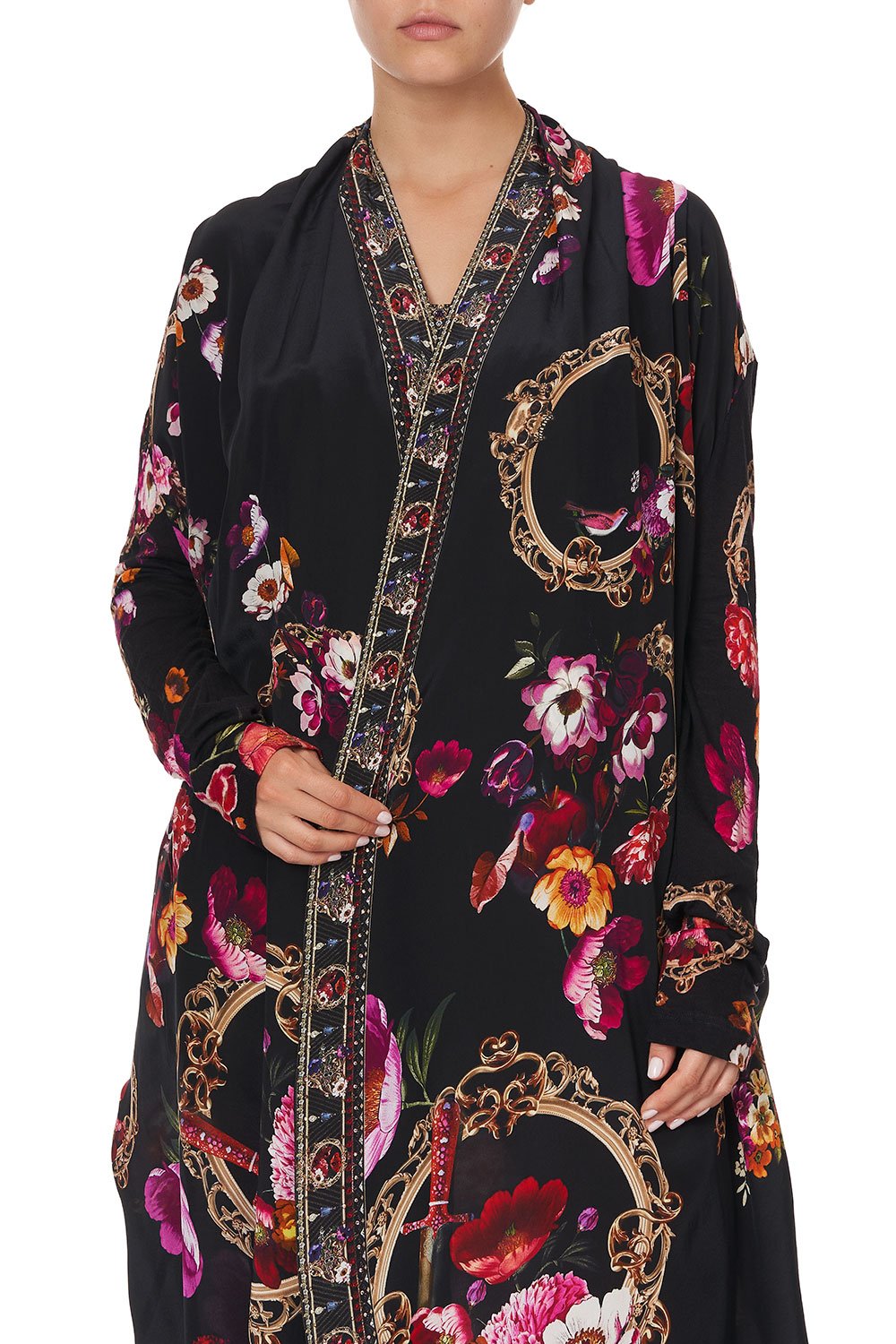 LONG CASUAL JACKET WITH POCKETS MIRROR MIRROR