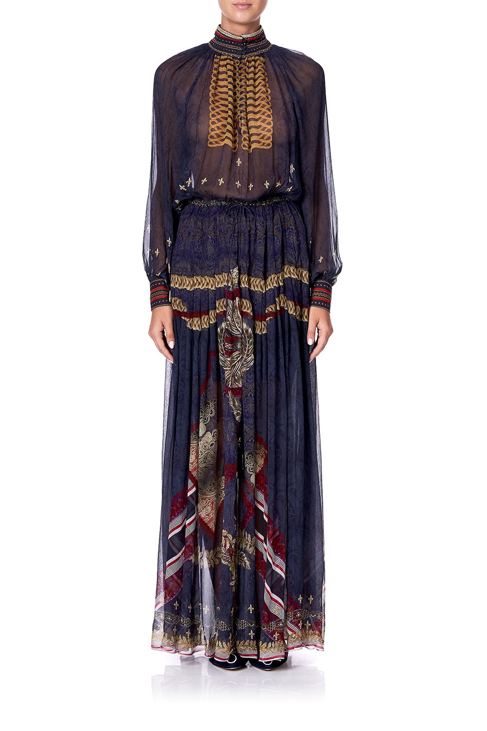 LONG SLEEVE DRESS WITH COLLAR THIS CHARMING WOMAN