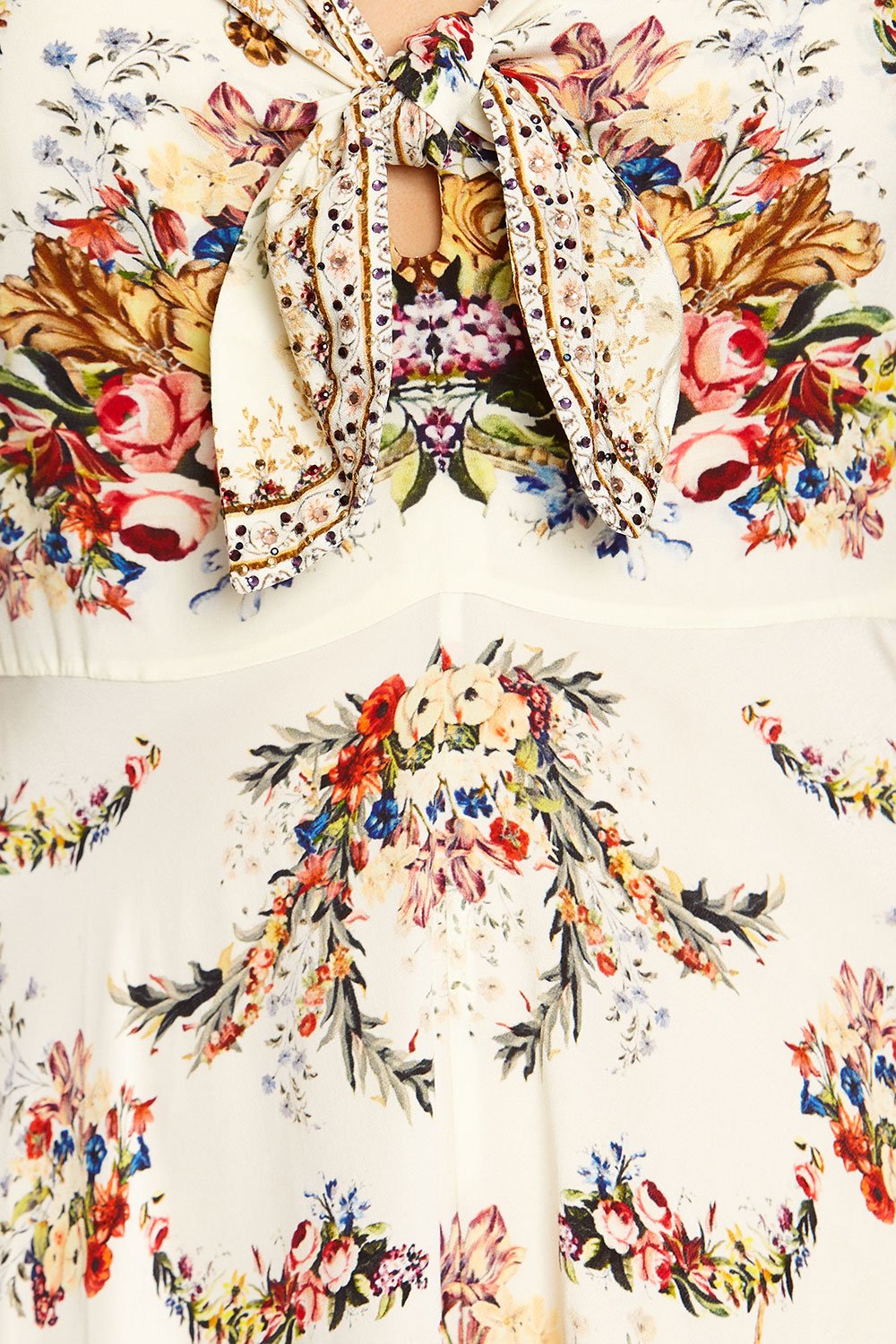 FLARED MINI WITH SHEER OVERLAY OLYMPE ODE CAMILLA FLARED MINI WITH SHEER OVERLAY OLYMPE ODE CAMILLA