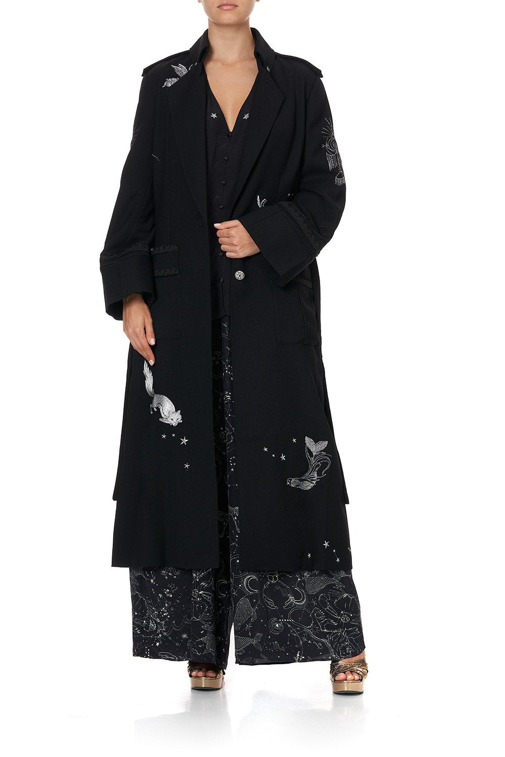 LONG MILITARY COAT ASTRO DISCO