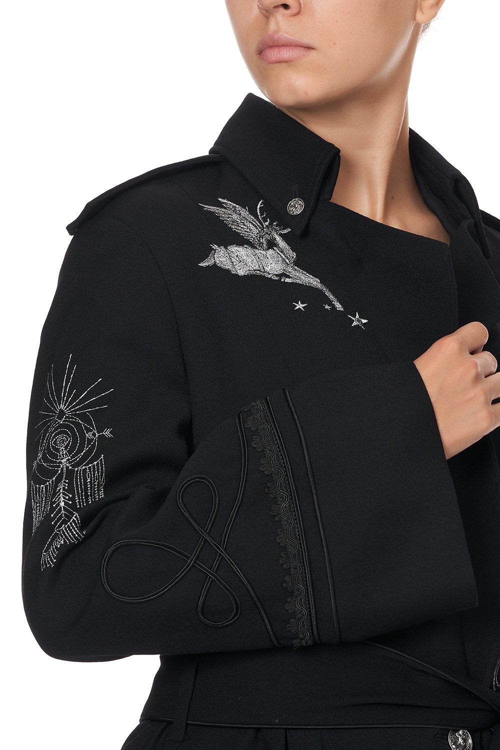 LONG MILITARY COAT ASTRO DISCO