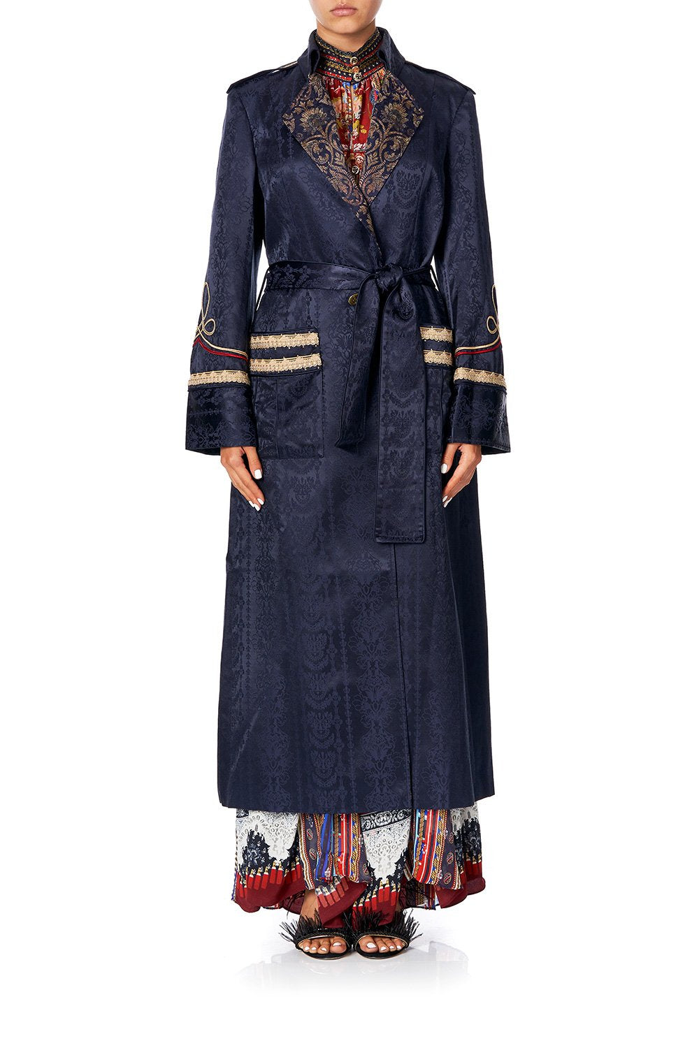 LONG MILITARY COAT THIS CHARMING WOMAN