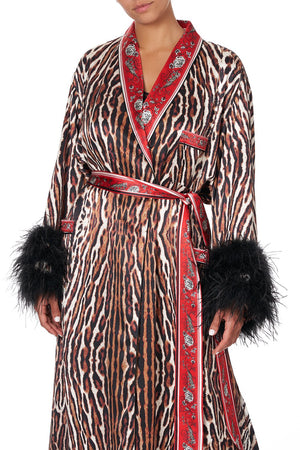 LONG ROBE WITH FLARED SLEEVE PIRATE PUNK