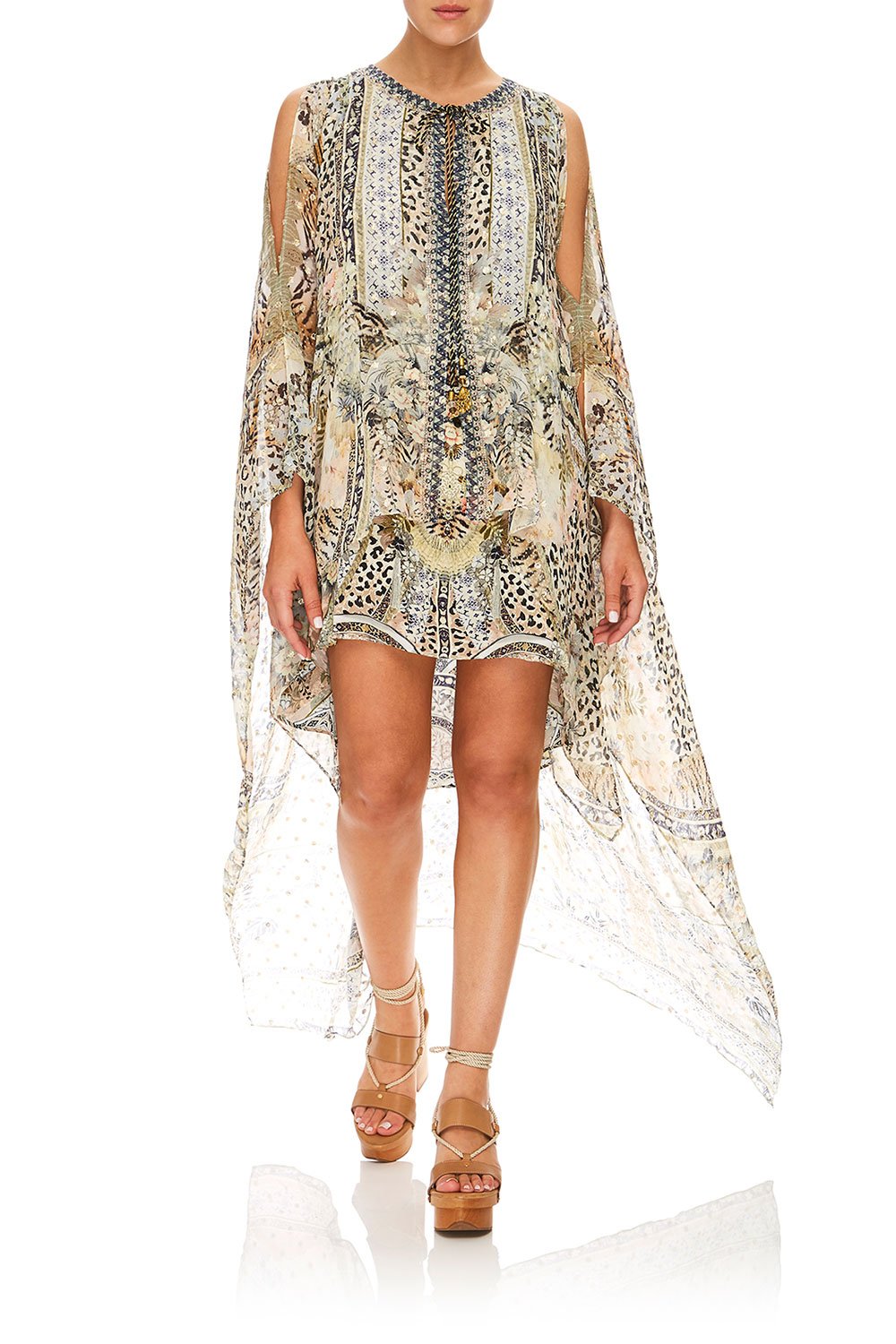 LONG SHEER OVERLAY DRESS INTO THE MYSTIQUE
