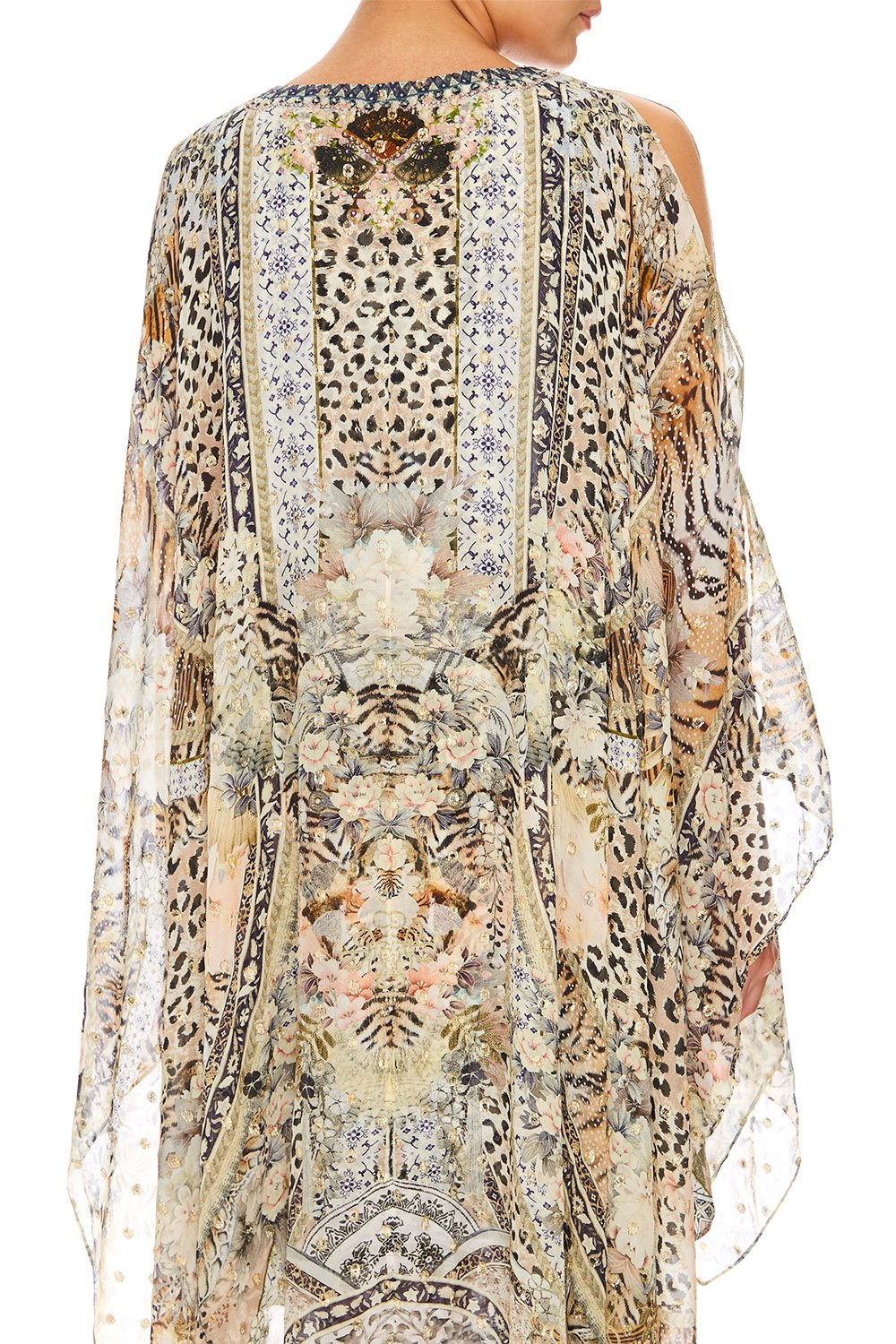 CAMILLA LONG SHEER OVERLAY DRESS MOTO MAIKO