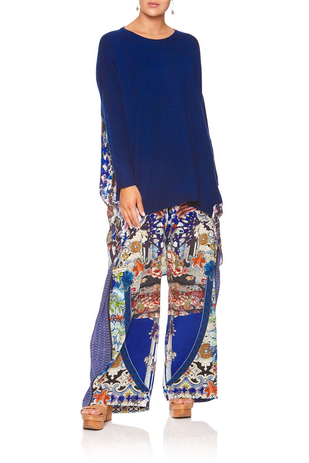 LONG SLEEVE JUMPER WITH PRINT BACK DARLING'S DESTINY