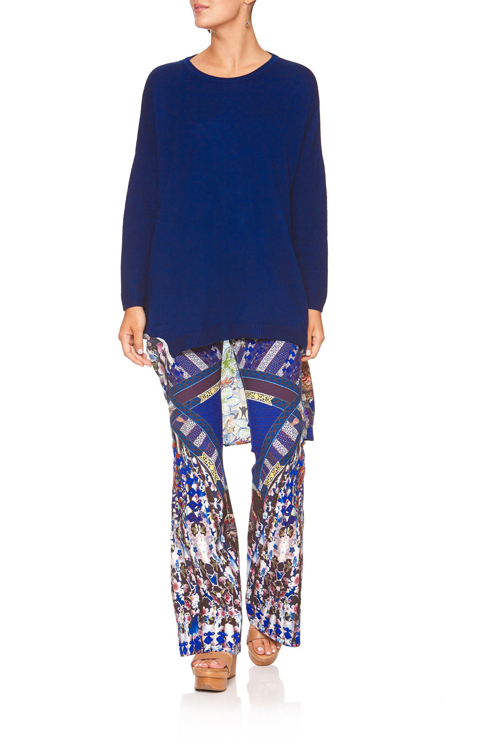 LONG SLEEVE JUMPER WITH PRINT BACK DARLING'S DESTINY