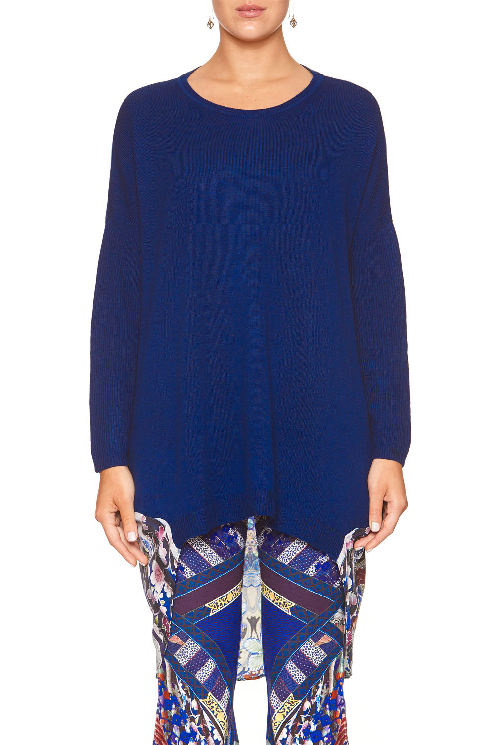 LONG SLEEVE JUMPER WITH PRINT BACK DARLING'S DESTINY