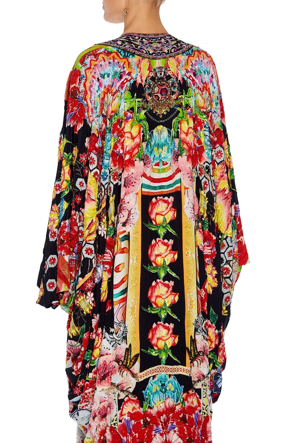 LONG SLEEVE SHORT CAPE PAINTED LAND