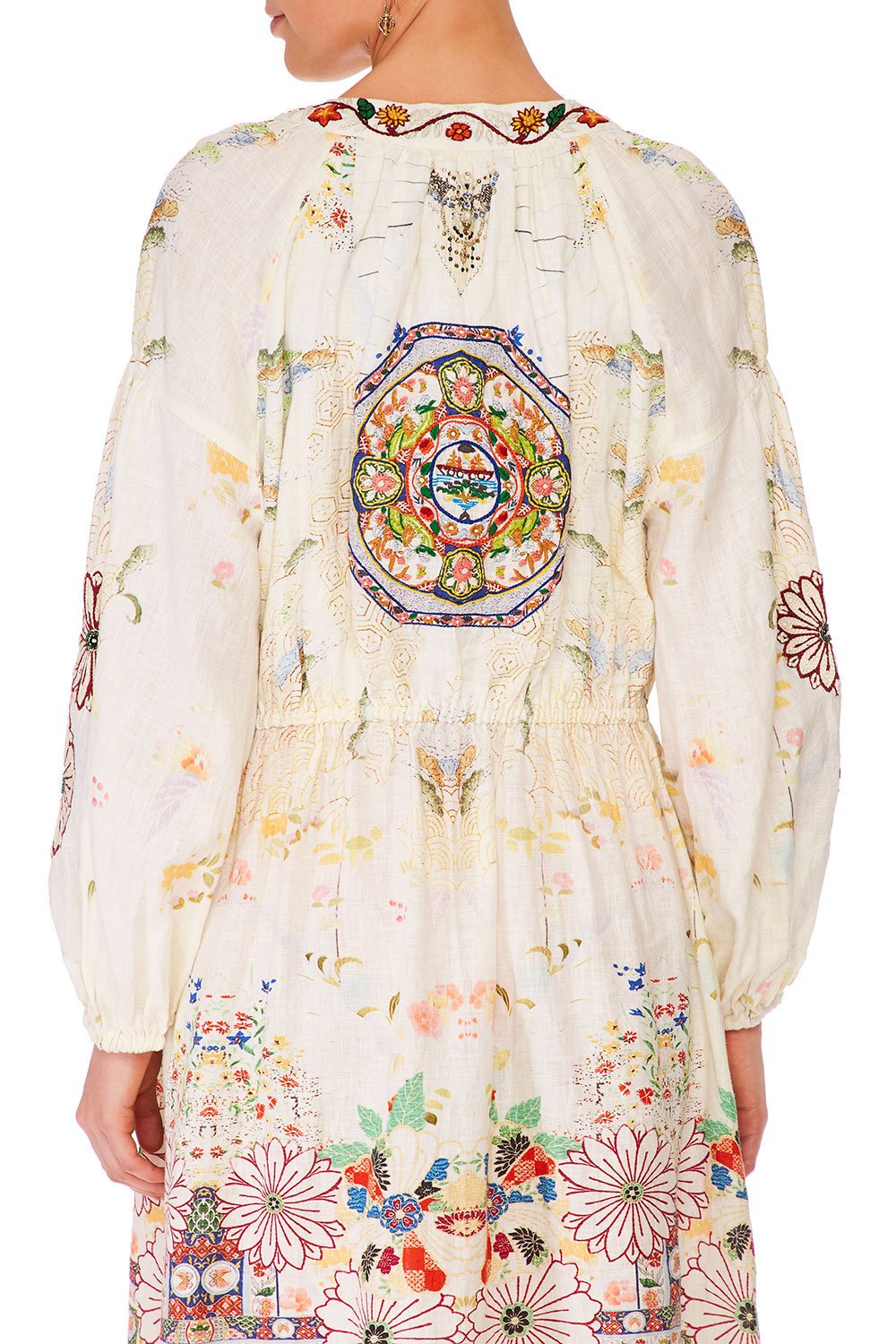 CAMILLA TIME AFTER TIME LOOSE FIT DRESS W TIES