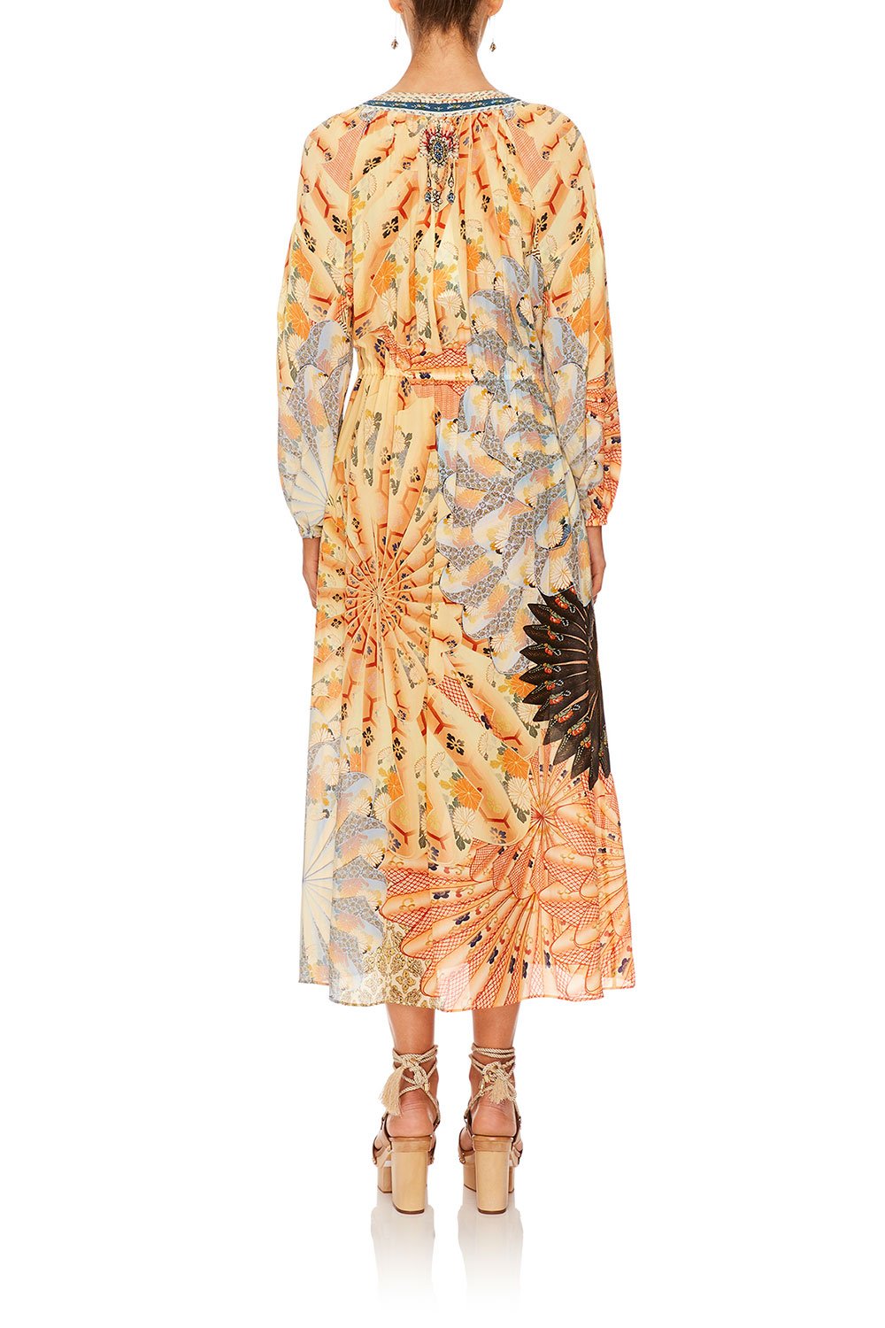 CAMILLA FOR THE FANS LOOSE FIT DRESS W TIE WAIST