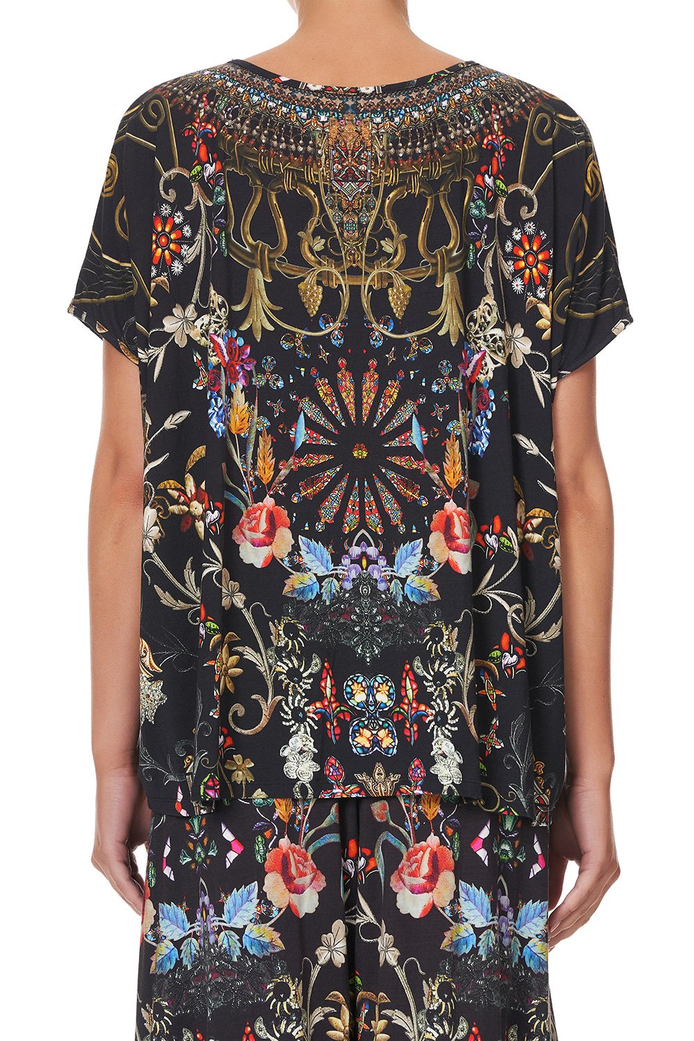 LOOSE FIT ROUND NECK TEE DANCING IN THE DARK