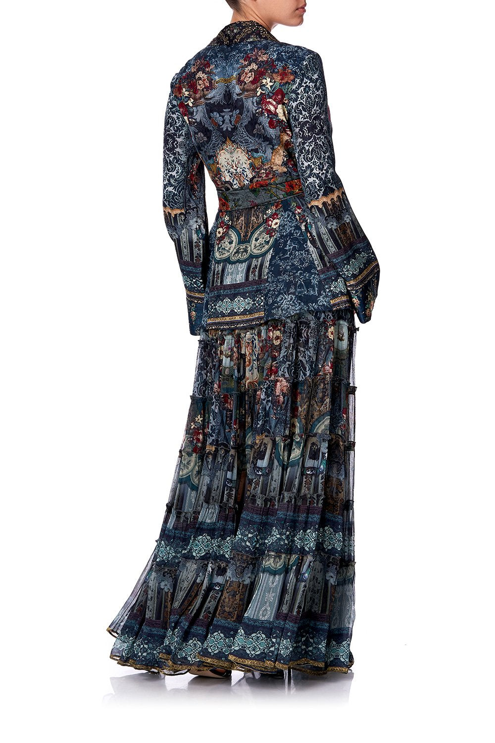 LOOSE JACKET WITH GODETS HOTEL BOHEME