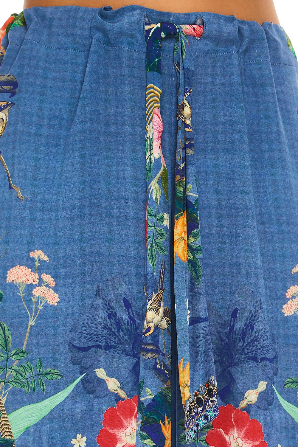 CAMILLA FARAWAY FLORALS LOUNGE TROUSER W/ TIE WAIST