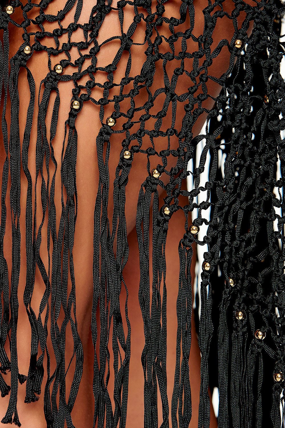 CAMILLA MACRAME THROW OVER PONCHO FRIEND IN FLORA