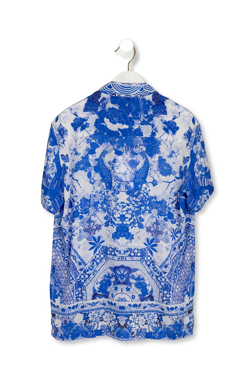 CAMILLA THE FAN SEA MENS SHORT SLV SHIRT