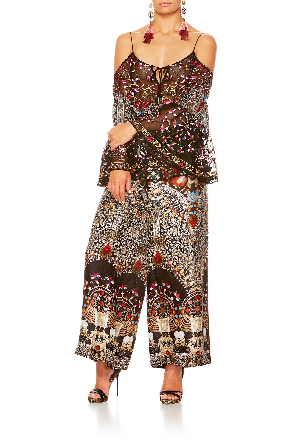 CAMILLA MESH DROP SHOULDER TOP CHAMBER OF REFLECTIONS