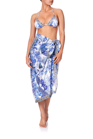 MID LENGTH SARONG PAINTED PROVINCIAL
