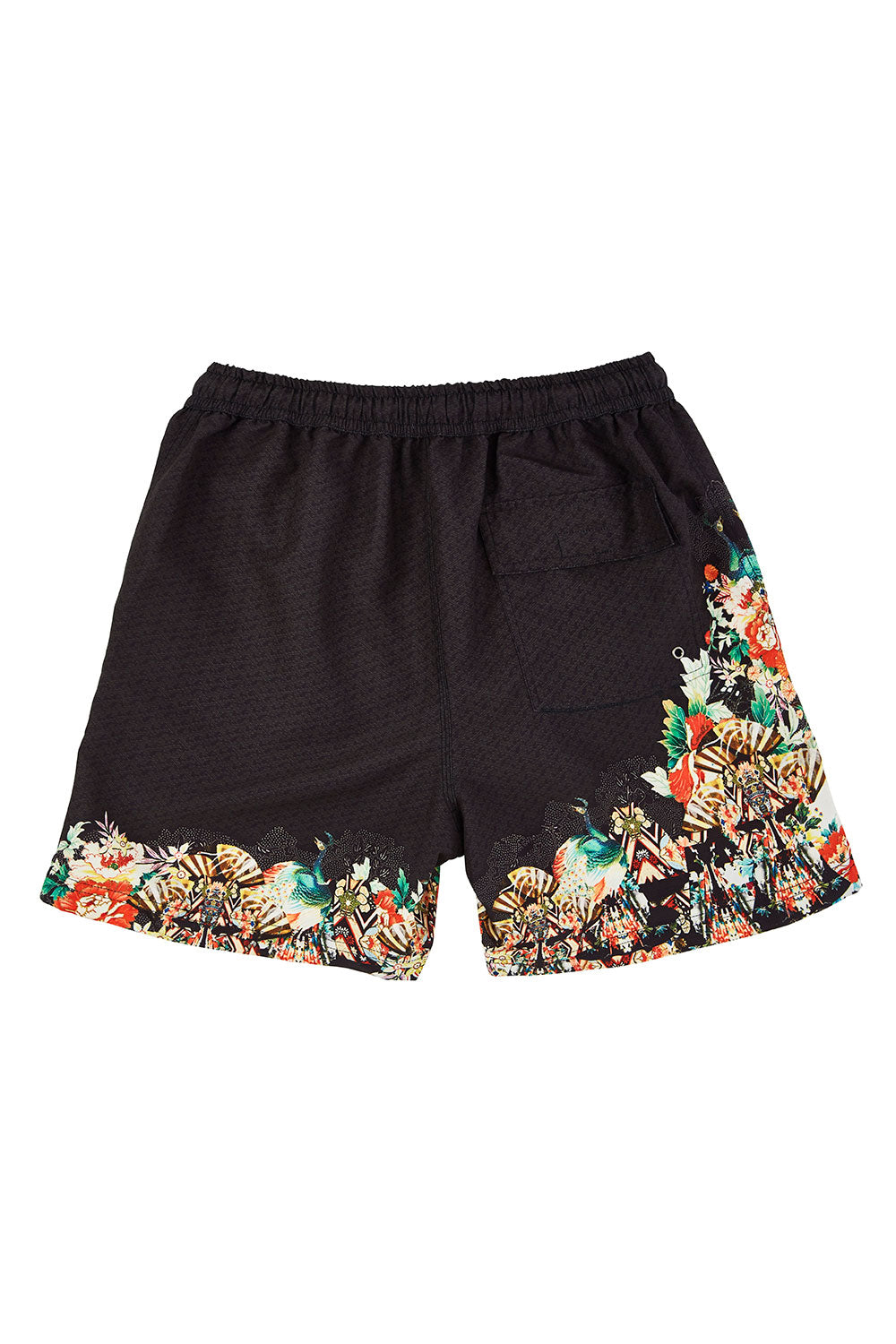 CAMILLA MIDNIGHT MOONCHILD MENS ELASTIC WAIST BOARDSHORT