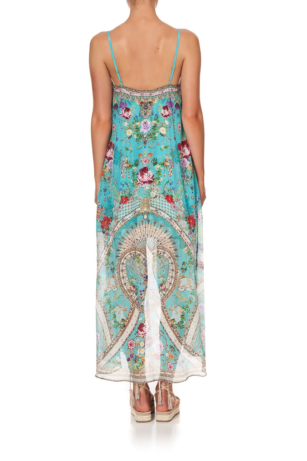 MINI DRESS WITH LONG OVERLAY A SONNET FOR SATINE